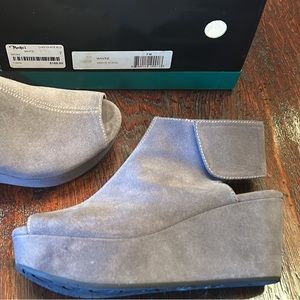 Chocolat Blu peep toe wedge. Like new as only worn twice.